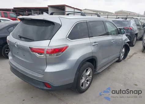 2015 Toyota Highlander Limited V6 z USA, uszkodzony, nr VIN 5TDYKRFH6FS054116